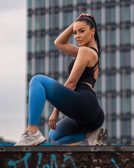 Navy Fade Helanke